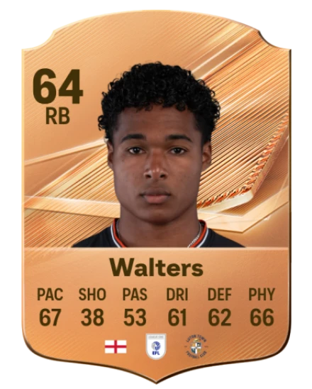 Walters 64 Bronze RB FC 27 card