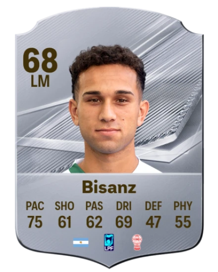 Bisanz 68 Silver LM FC 27 card