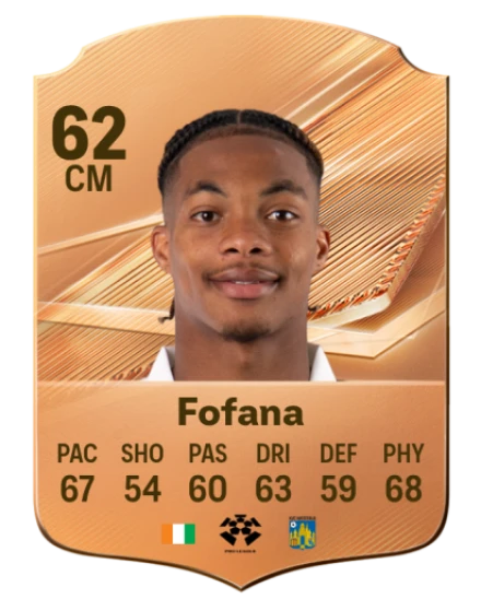 Fofana 62 Bronze CM FC 27 card