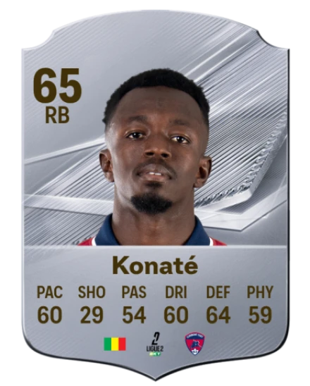 Konaté 65 Rare RB FC 26 card