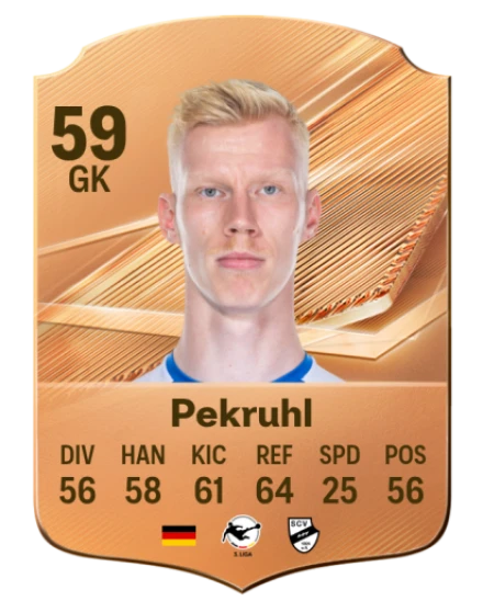 Pekruhl 59 Bronze GK FC 27 card
