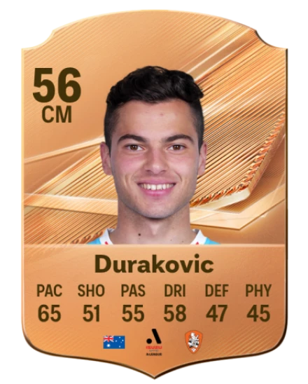 Durakovic 56 Bronze CM FC 27 card