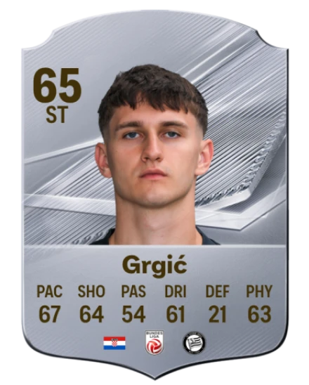 Grgić 65 Silver ST FC 27 card