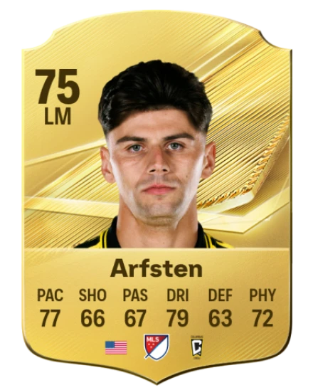 Arfsten 75 Common LM FC 26 card