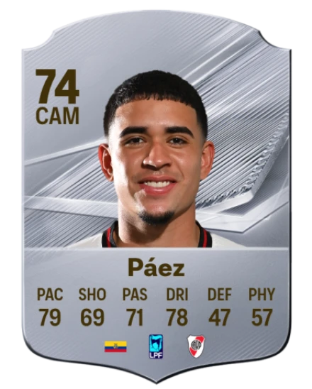 Páez 74 Common CAM FC 26 card