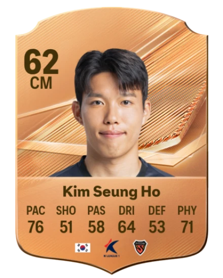 Kim Seung Ho 62 Common CM FC 26 card