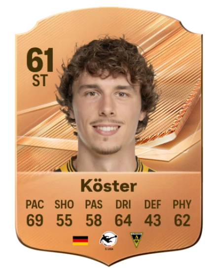 Köster 61 Bronze ST FC 27 card