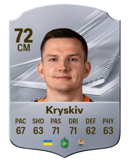 Kryskiv 72 Common CM FC 26 card