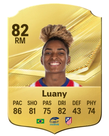 Luany 82 Common RM FC 26 card