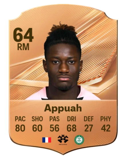 Appuah 64 Bronze RM FC 27 card
