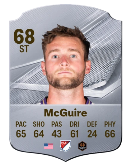 McGuire 68 Common ST FC 26 card