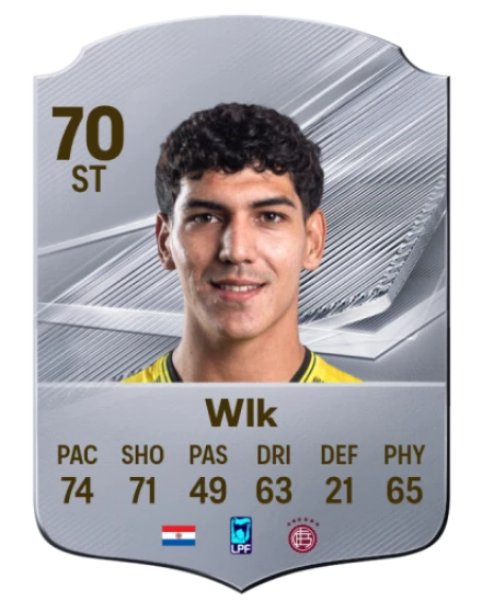 Wlk 70 Silver ST FC 27 card