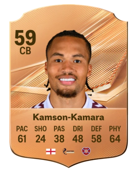 Kamson-Kamara 59 Bronze CB FC 27 card