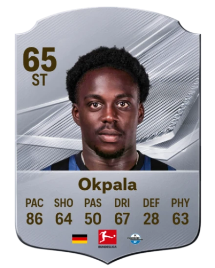 Okpala 65 Silver ST FC 27 card