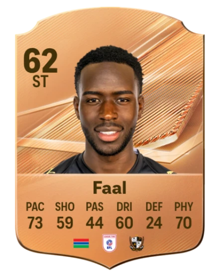 Faal 62 Common ST FC 26 card