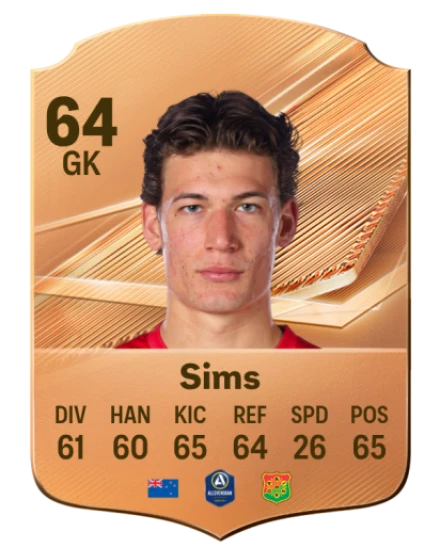 Sims 64 Rare GK FC 26 card