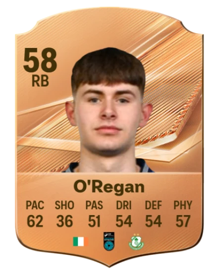 O'Regan 58 Bronze RB FC 27 card