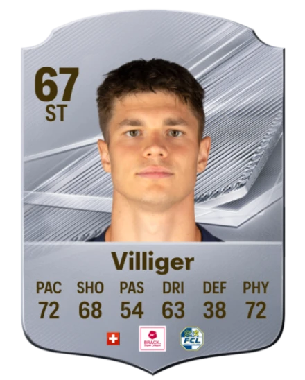 Villiger 67 Common ST FC 26 card