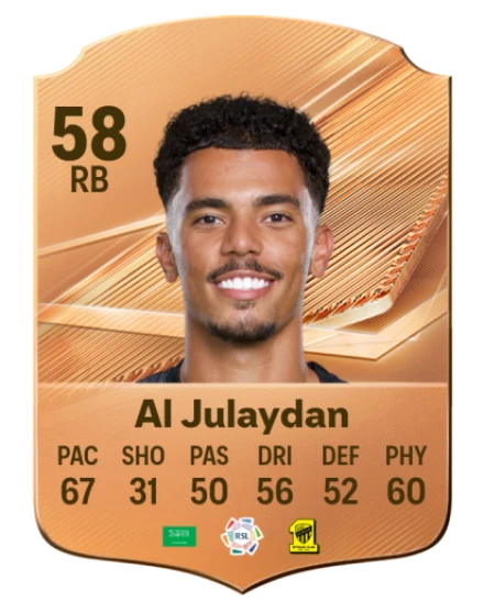 Al Julaydan 58 Bronze RB FC 27 card