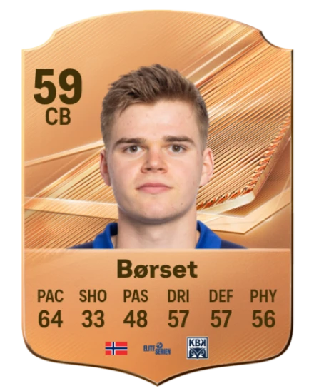 Børset 59 Bronze CB FC 27 card