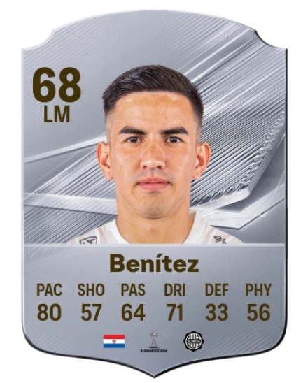 Benítez 68 Silver LM FC 27 card