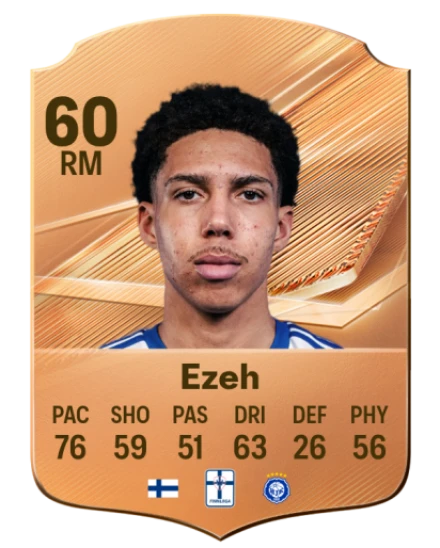 Ezeh 60 Bronze RM FC 27 card