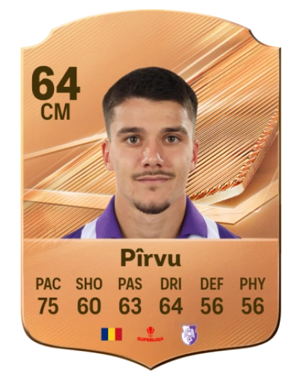 Pîrvu 64 Bronze CM FC 27 card