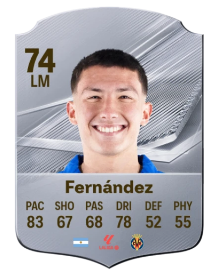 Fernández 74 Common LM FC 26 card