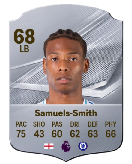 Samuels-Smith 68 Common LB FC 26 card