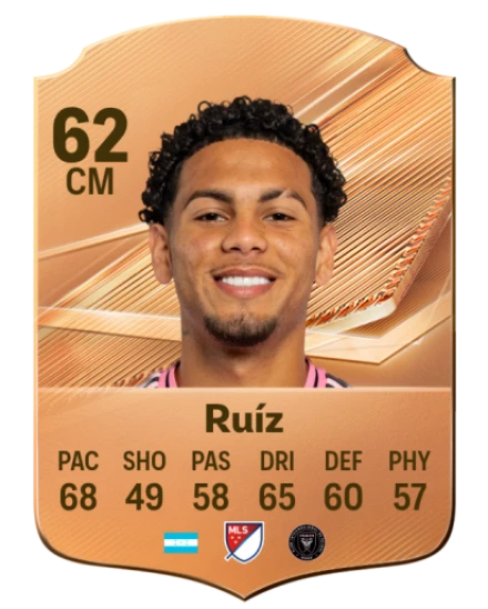 Ruíz 62 Bronze CM FC 27 card