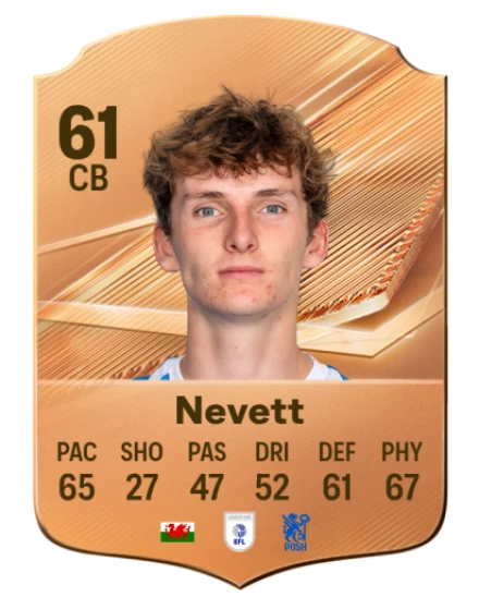 Nevett 61 Bronze CB FC 27 card