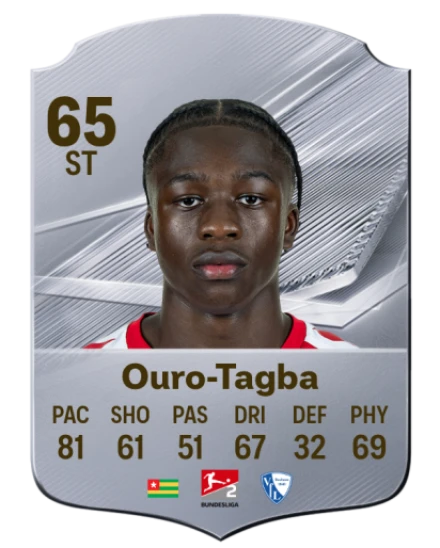 Ouro-Tagba 65 Silver ST FC 27 card