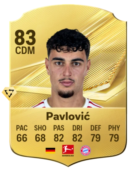 Pavlović 83 Common CDM FC 26 card