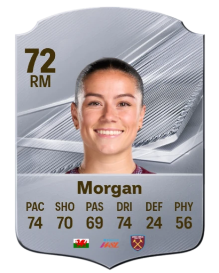 Morgan 72 Silver RM FC 27 card