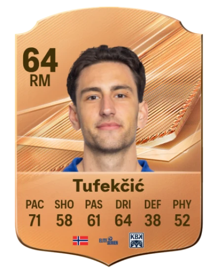 Tufekčić 64 Common RM FC 26 card