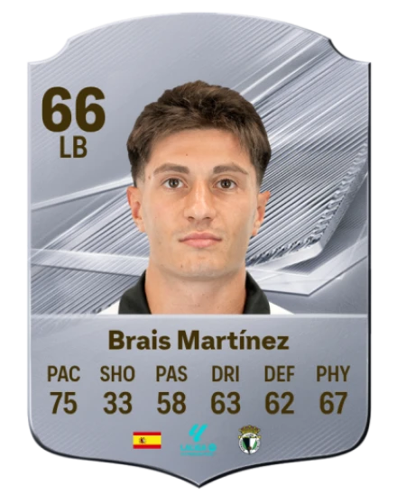 Brais Martínez 66 Common LB FC 26 card
