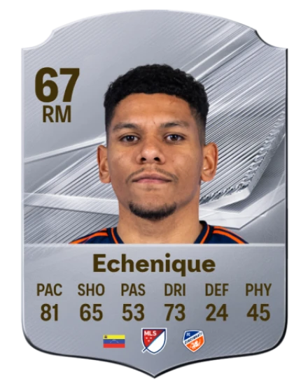Echenique 67 Common RM FC 26 card
