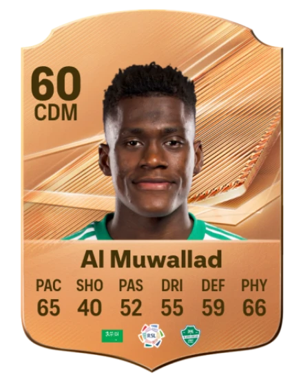 Al Muwallad 60 Common CDM FC 26 card