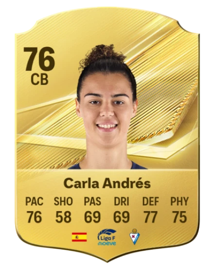 Carla Andrés 76 Common CB FC 26 card