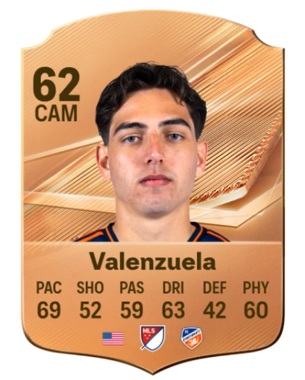 Valenzuela 62 Common CAM FC 26 card