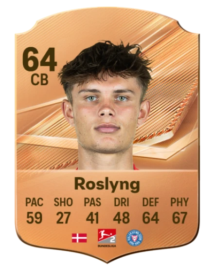 Roslyng 64 Bronze CB FC 27 card