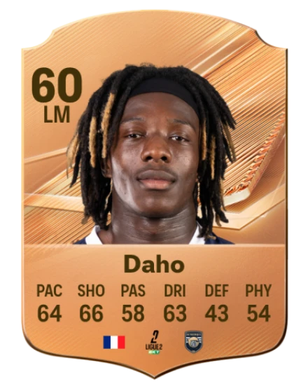Daho 60 Bronze LM FC 27 card
