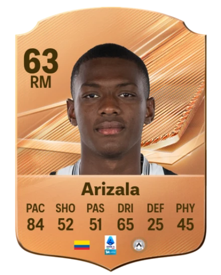 Arizala 63 Common RM FC 26 card