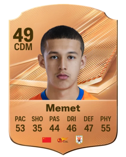 Memet 49 Bronze CDM FC 27 card