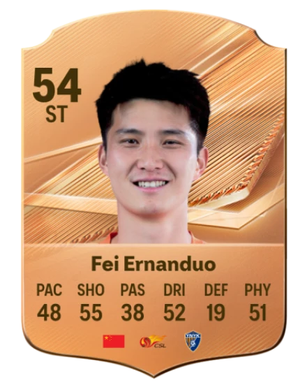 Fei Ernanduo 54 Bronze ST FC 27 card