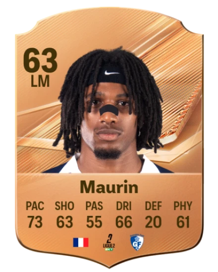Maurin 63 Bronze LM FC 27 card