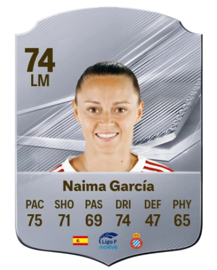 Naima García 74 Common LM FC 26 card