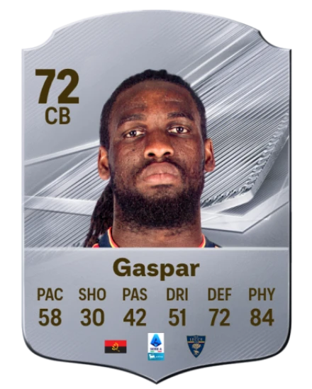 Gaspar 72 Common CB FC 26 card