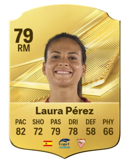 Laura Pérez 79 Common RM FC 26 card