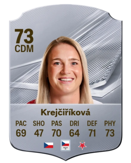 Krejčiříková 73 Common CDM FC 26 card